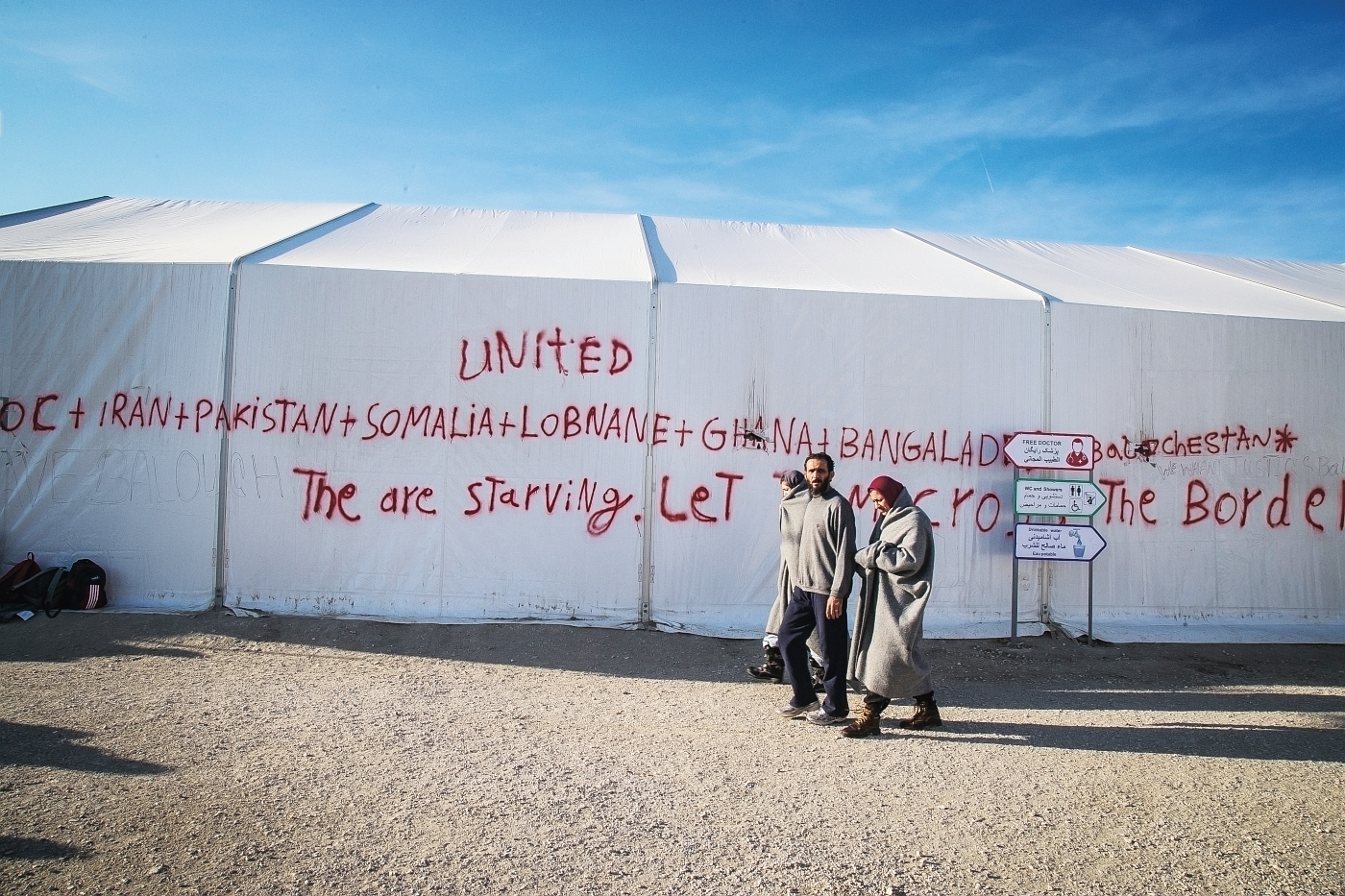 Obóz dla uchodźców w greckiej wiosce Idomeni, fot. Nicola Zolin
